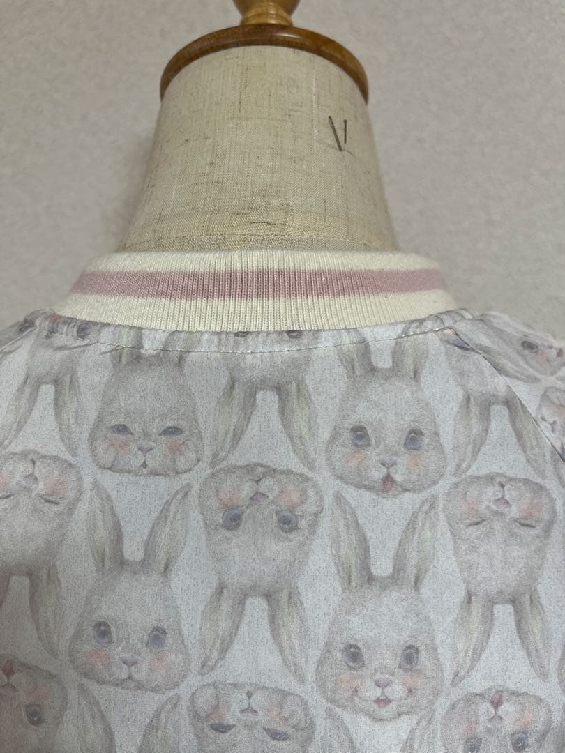 franche lippee あっぷっぷうさぎ スカジャン 個性派ガーリー