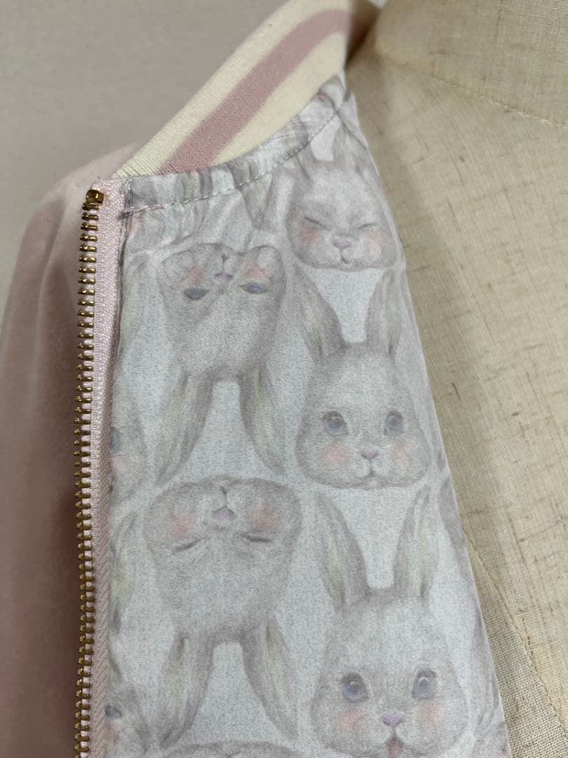 franche lippee あっぷっぷうさぎ スカジャン 個性派ガーリー