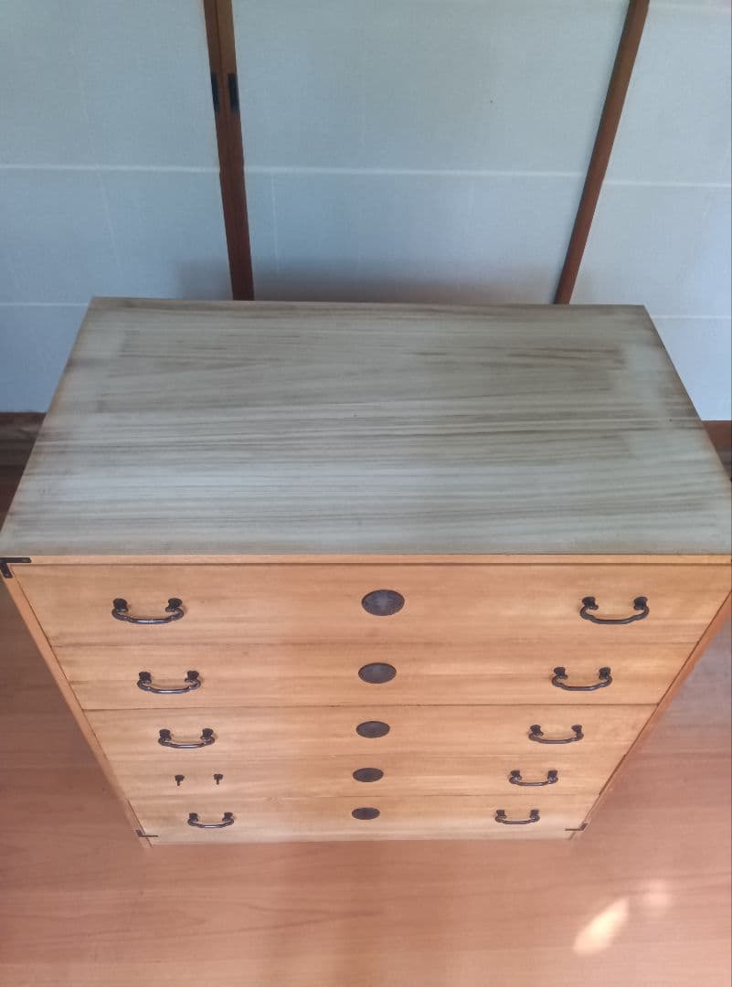 【桜】桐タンス　5〜9段目