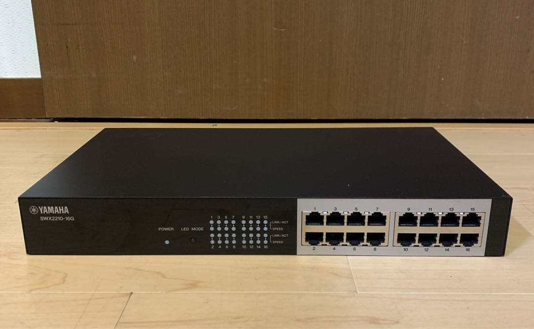 値下！YAMAHA スマートL2スイッチ 16ポート SWX2210-16G ①
