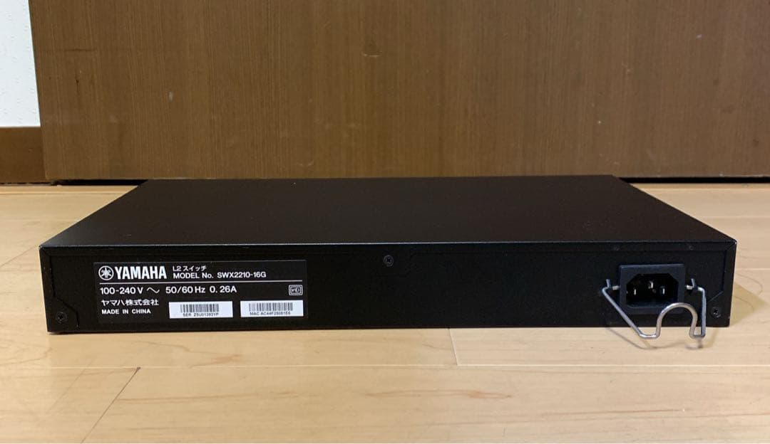 値下！YAMAHA スマートL2スイッチ 16ポート SWX2210-16G ①