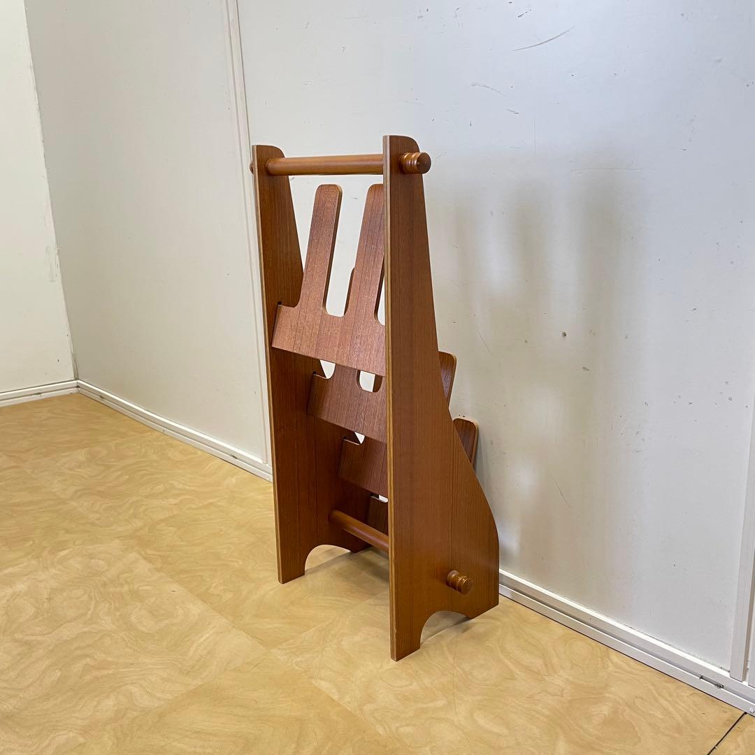 ルンルン 希少 ビンテージ サイトーウッド スリッパラック 4足