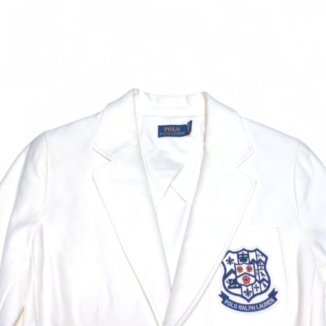 ポロラルフローレン　ブレザー　コットンストレッチ　洗える　ワッペン　現行タグ　4