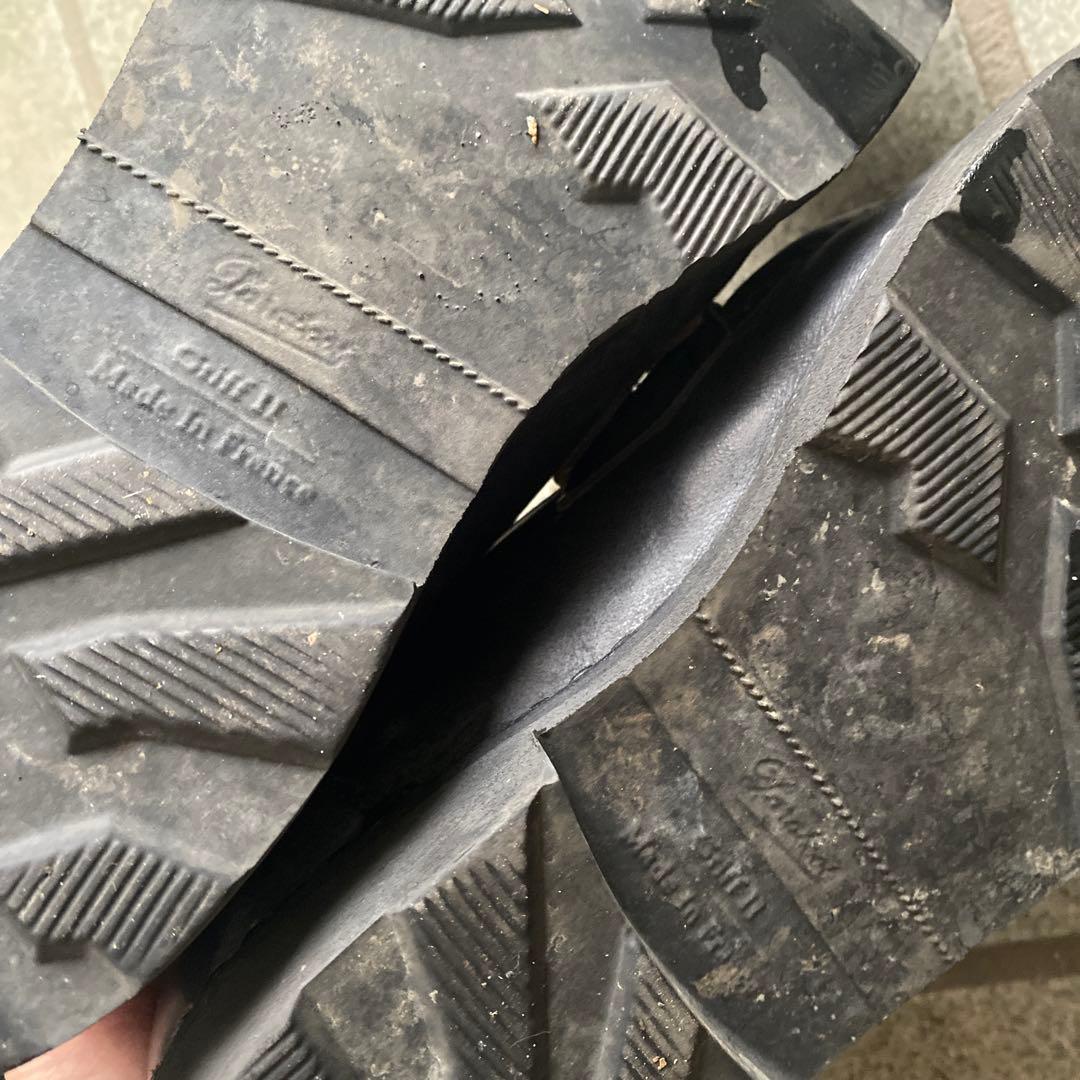 パラブーツ　ファー　ローファー