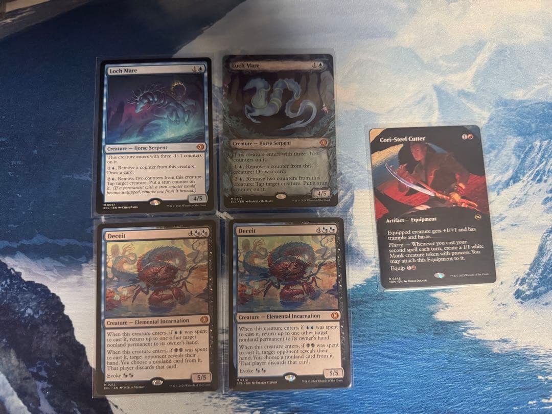 mtg 欺瞞、湖棲馬、コーリ鋼の短刀　まとめ売り