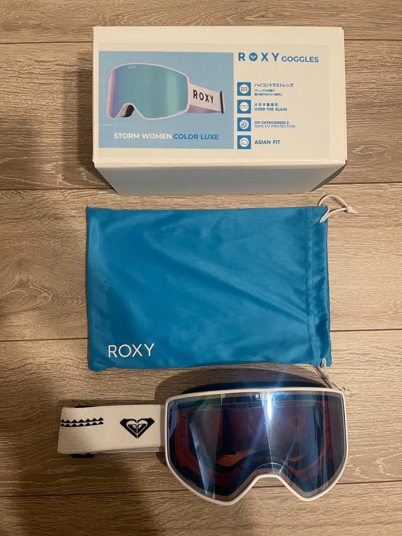 【妃菜】ROXY スノボウェア（白✖︎ピンクベージュ）セット_2025購入