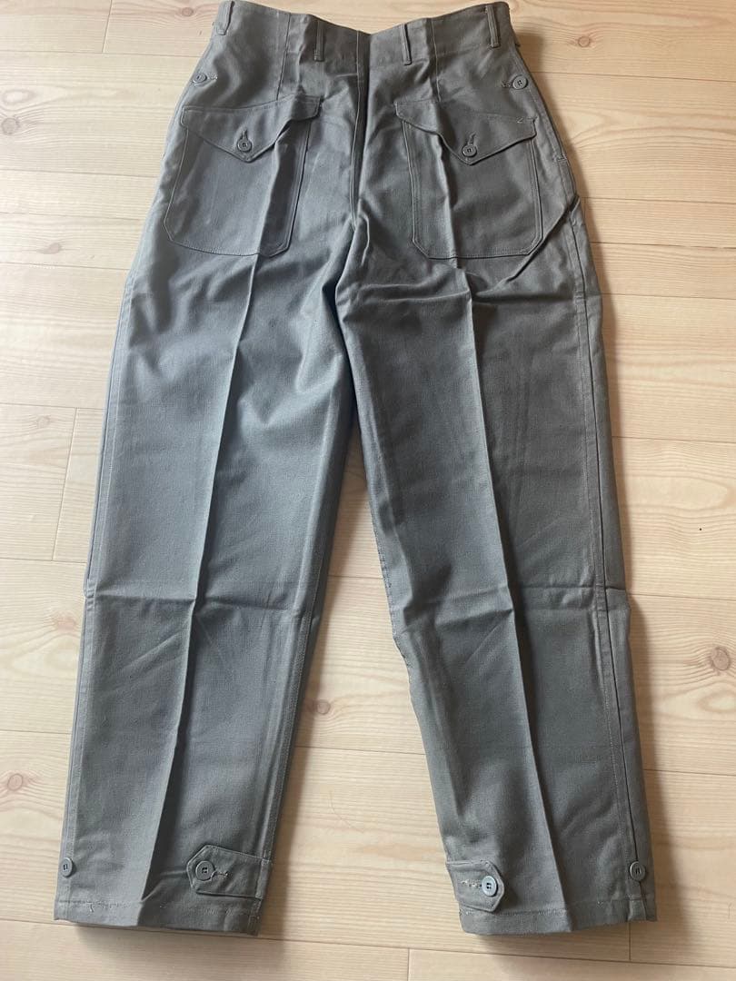 Deadstock スウェーデン軍　ランチ　ワークパンツ　42 ユーロミリタリー