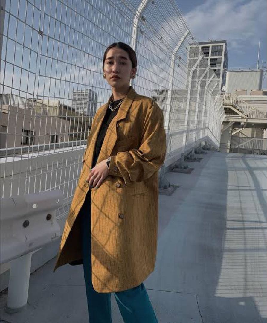 【sya】美品Ameri BIG GATHER PAPA JACKET