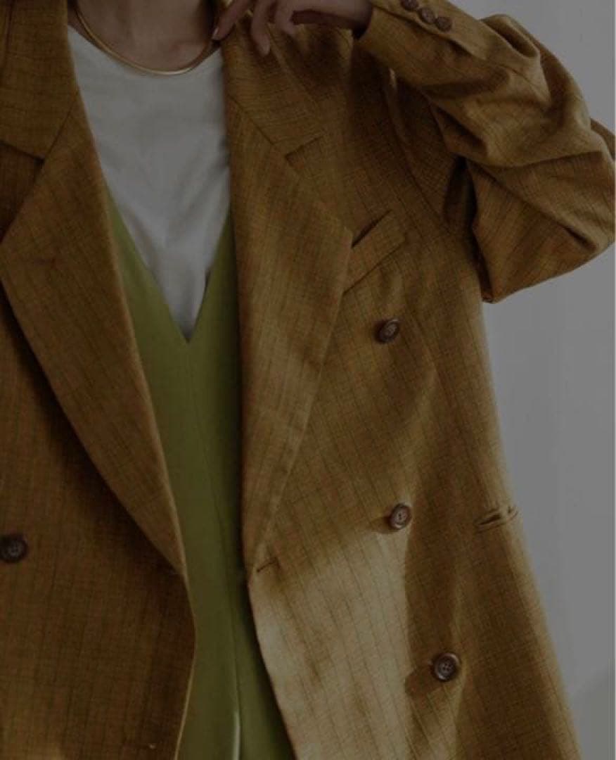 【sya】美品Ameri BIG GATHER PAPA JACKET