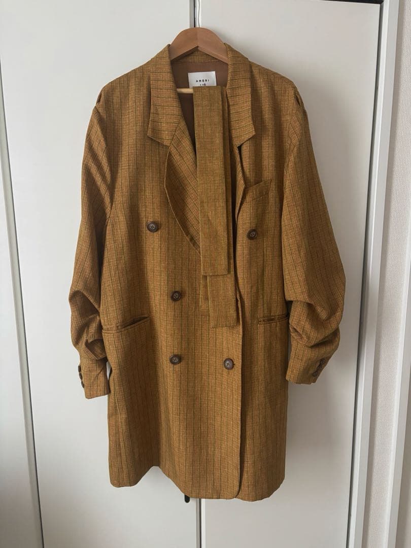 【sya】美品Ameri BIG GATHER PAPA JACKET