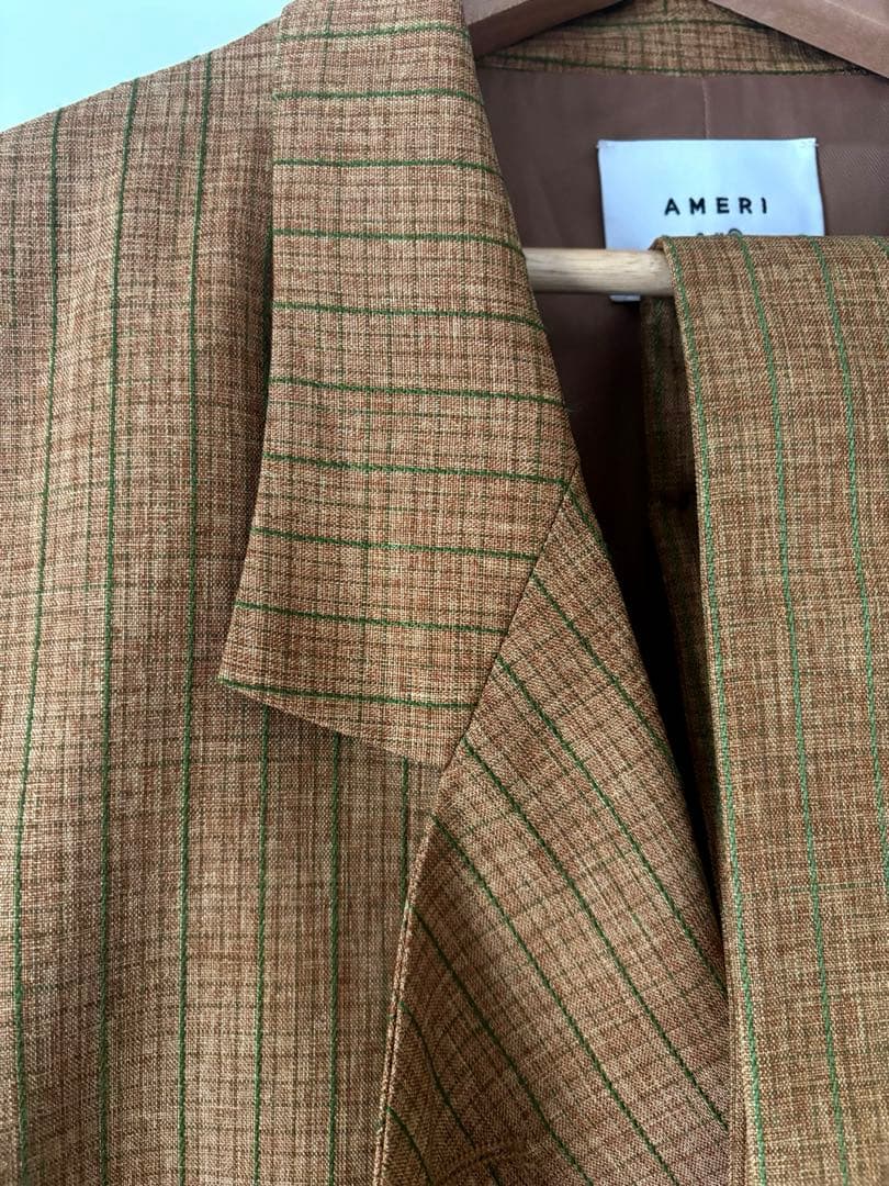 【sya】美品Ameri BIG GATHER PAPA JACKET