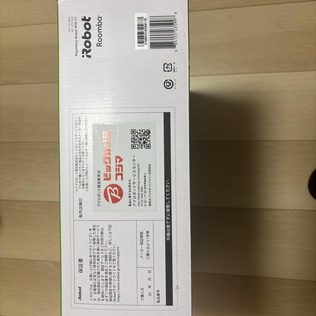 iRobot Roomba i2 ルンバi2　使用期間1年