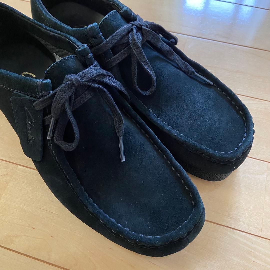 クラークス ワラビー エヴォ ウォータープルーフ ブラック