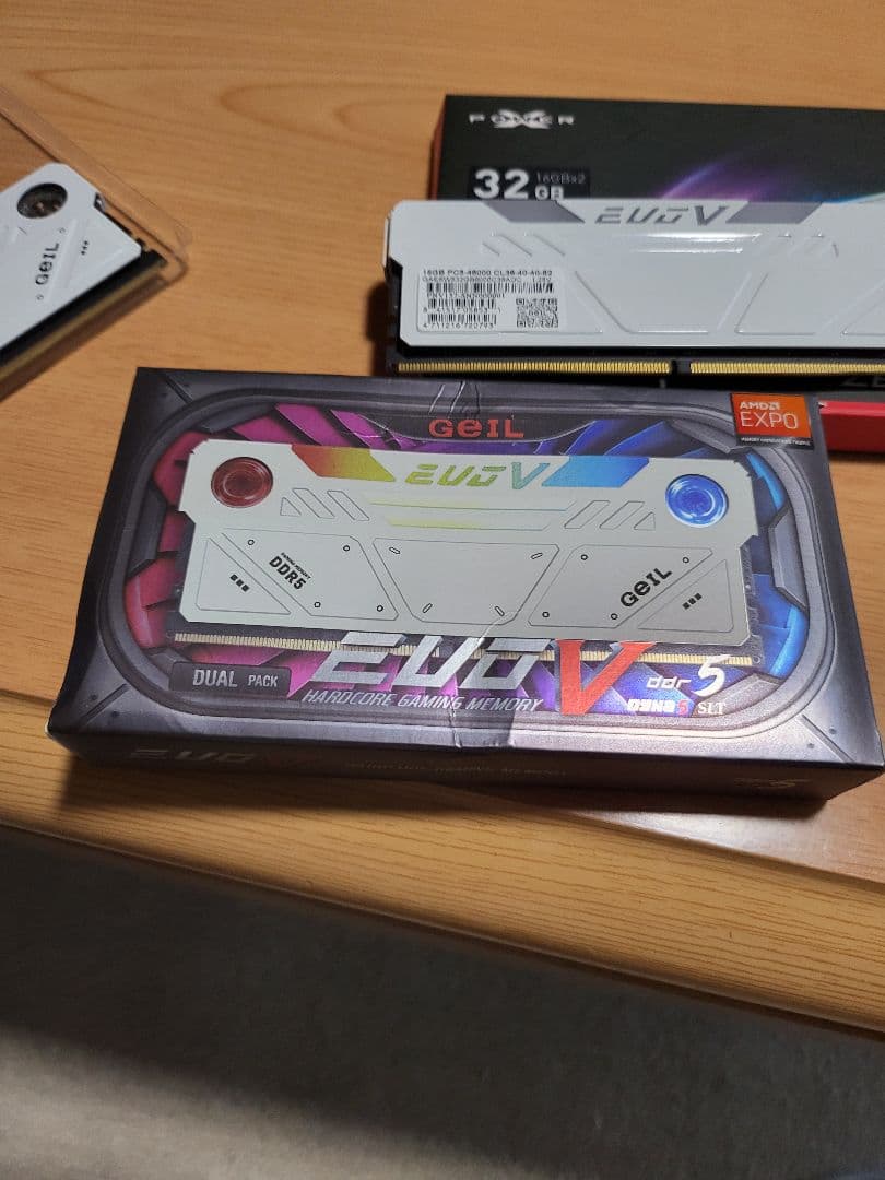 DDR5 6000MHz　メモリー