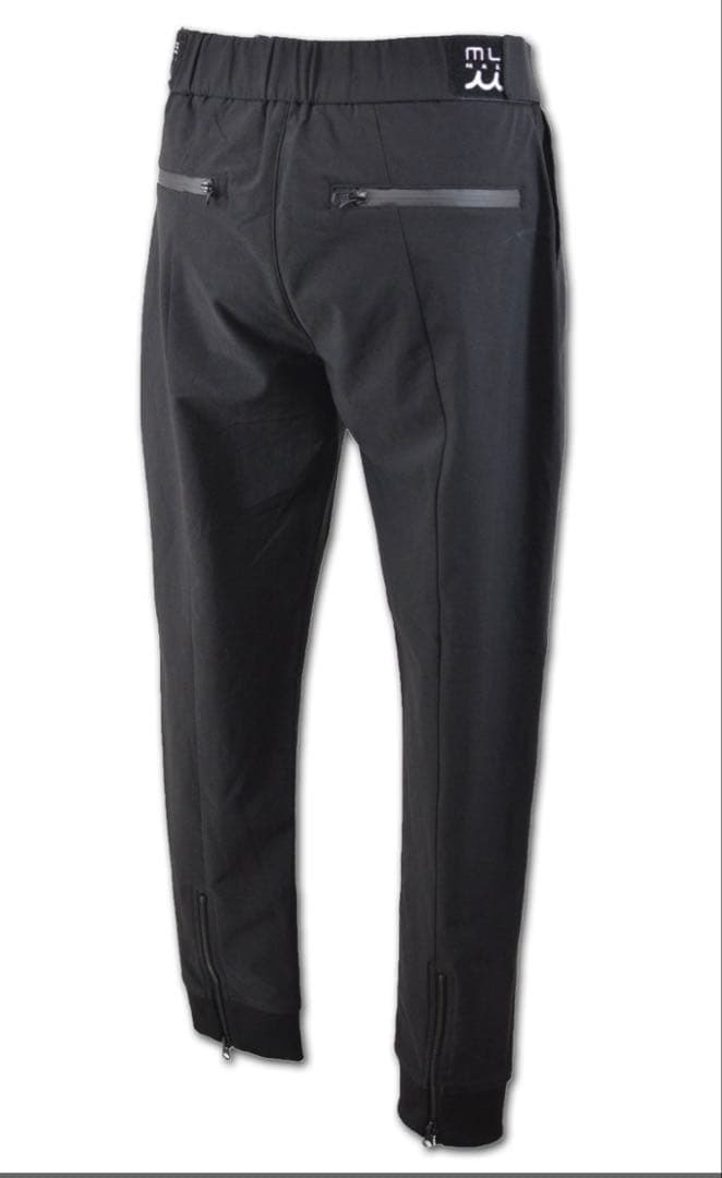 ムータマリン muta MARINE ジョガーパンツ ストレッチ 裾ジップ