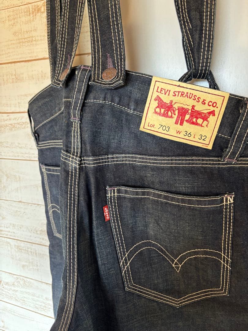 レア LEVI'S 703 サスペンダー付 デニム W36 リーバイス