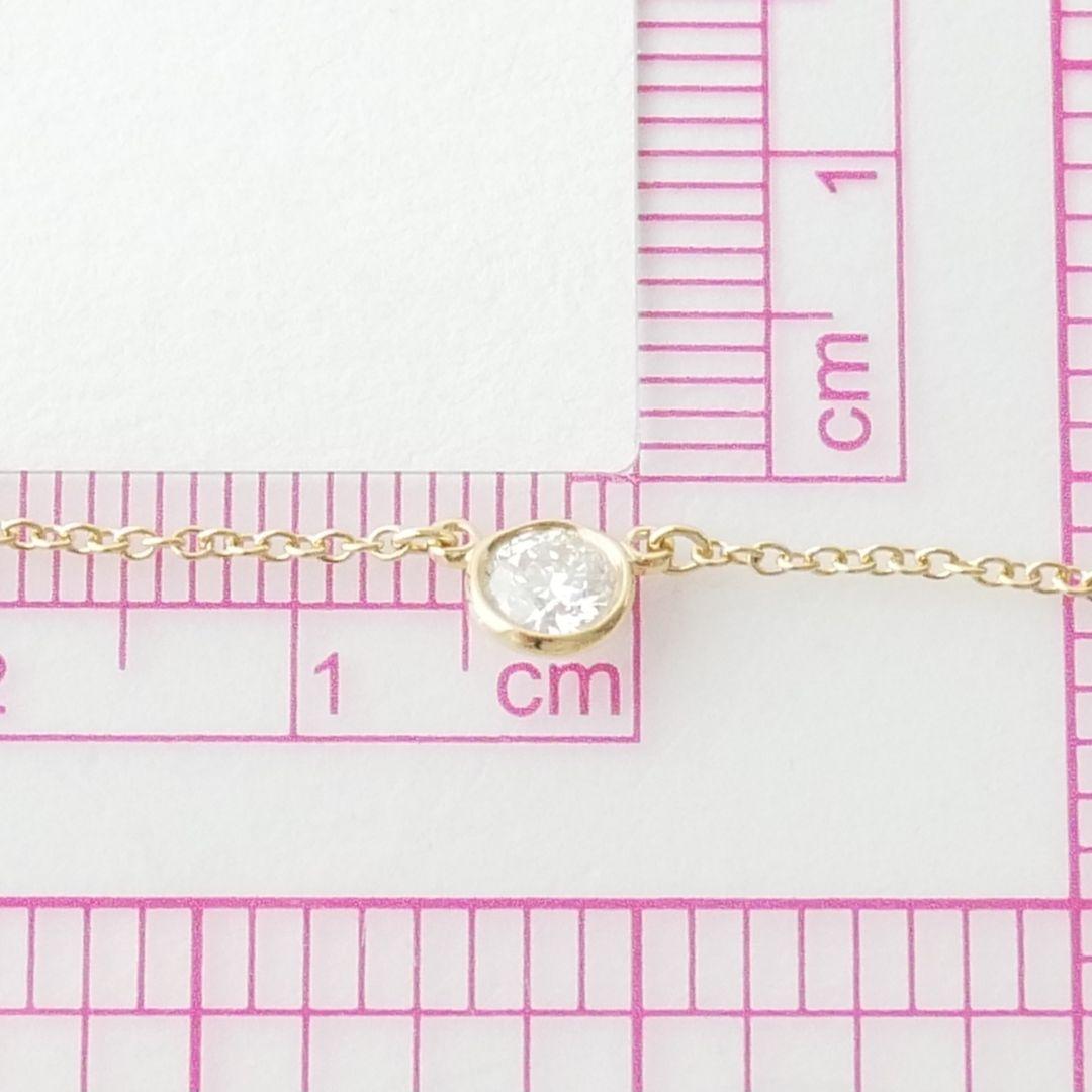 美品【ティファニー】K18YG バイザヤード　ダイヤ　約0.2ct　ネックレス