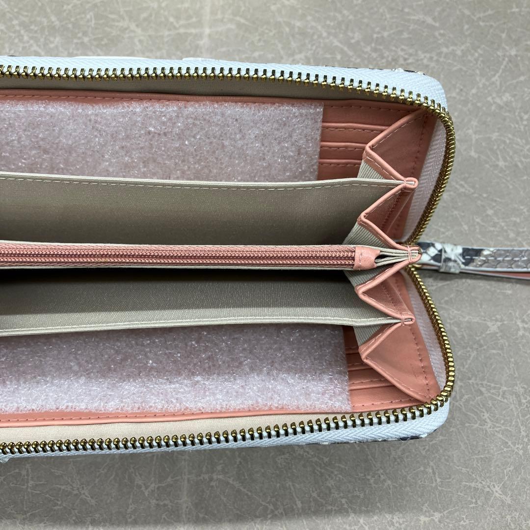 Toukagen トウカゲン　パイソン 長財布　パイソンレザー 財布　白蛇