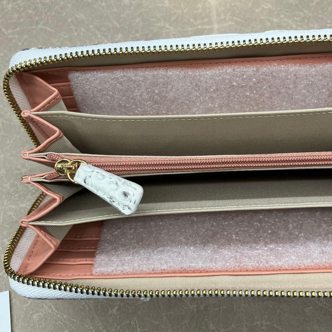 Toukagen トウカゲン　パイソン 長財布　パイソンレザー 財布　白蛇