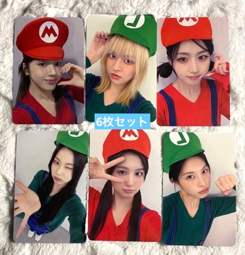 NMIXX 1st makestar 限定 マリオ トレカ 6枚セットA