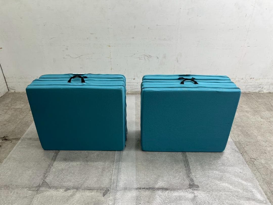 T7482☆展示品☆マニフレックス☆メッシュ・ウィング☆折り畳みマットレス☆2点