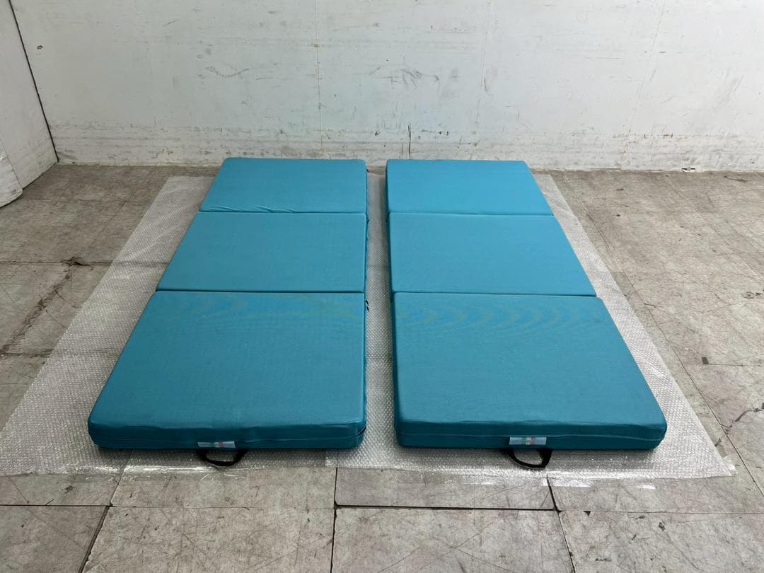 T7482☆展示品☆マニフレックス☆メッシュ・ウィング☆折り畳みマットレス☆2点