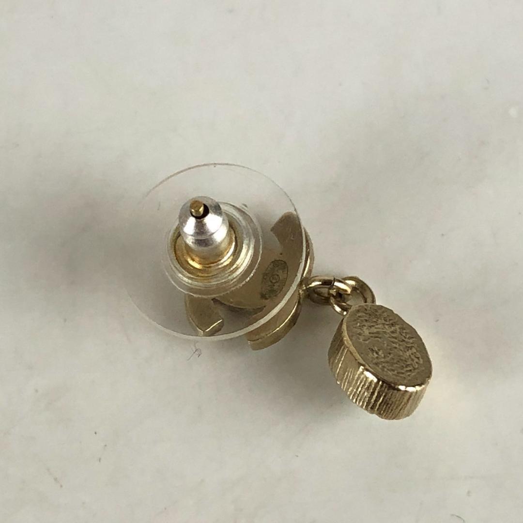 CHANEL シャネル ココマーク ストーン付き 片耳ピアス