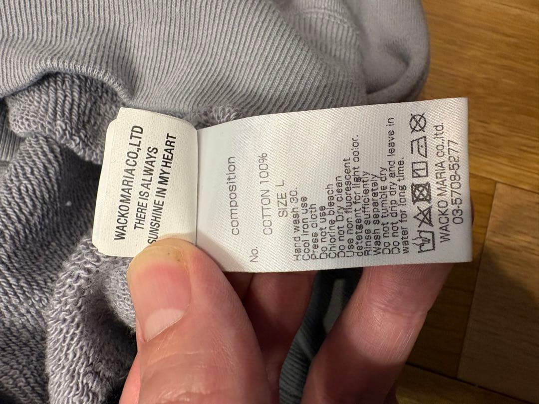 WACKO MARIA RESERVOIR DOGS コラボスウェット