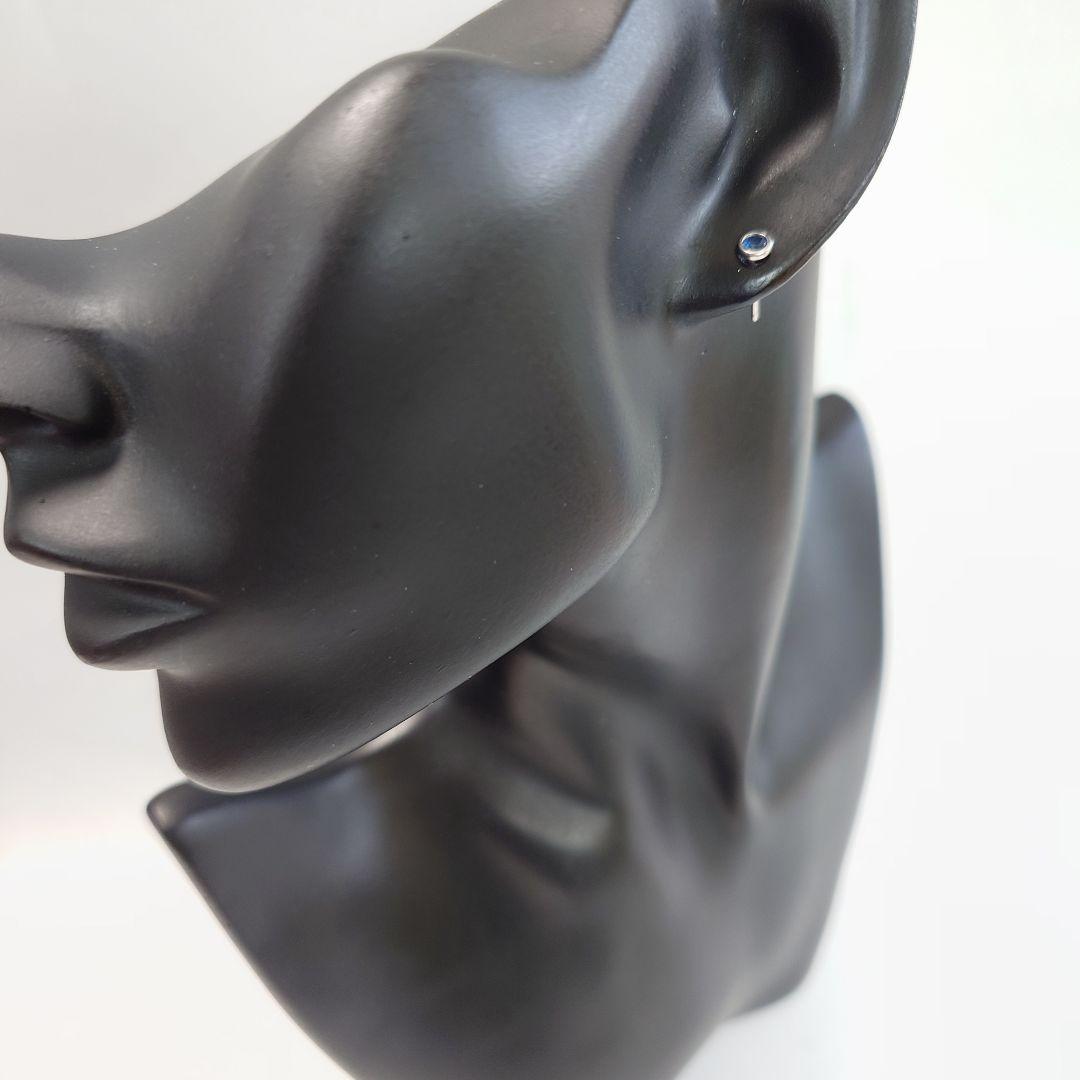 ティファニー Pt950 カラー バイ ザ ヤード ピアス 片耳用 7095