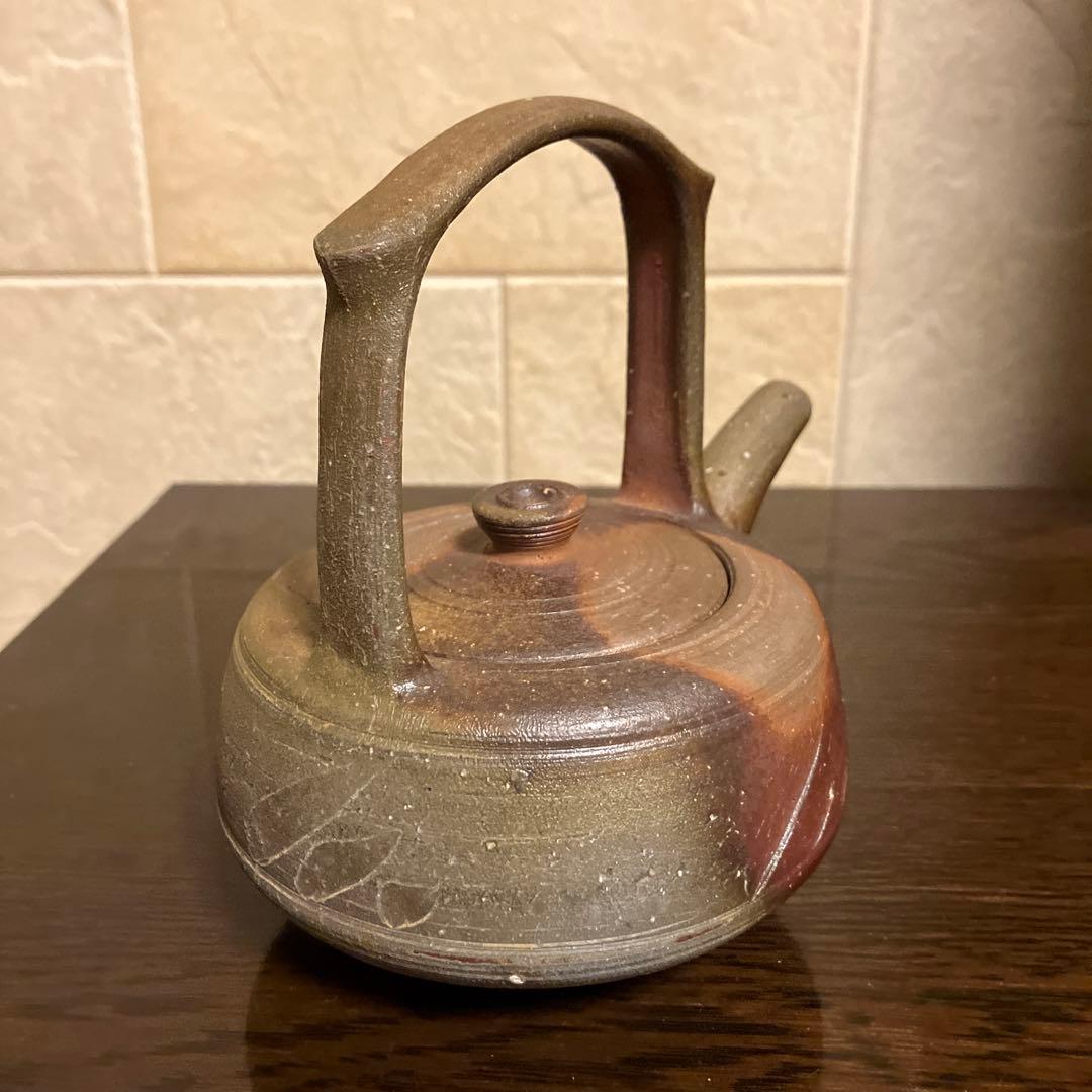 お値下げ 備前焼き 銚子 小日置武百作