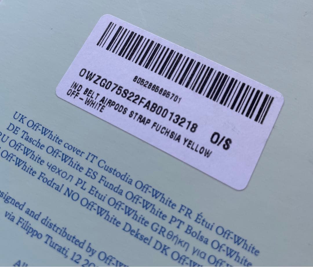 Off-White AirPods ストラップ 新品