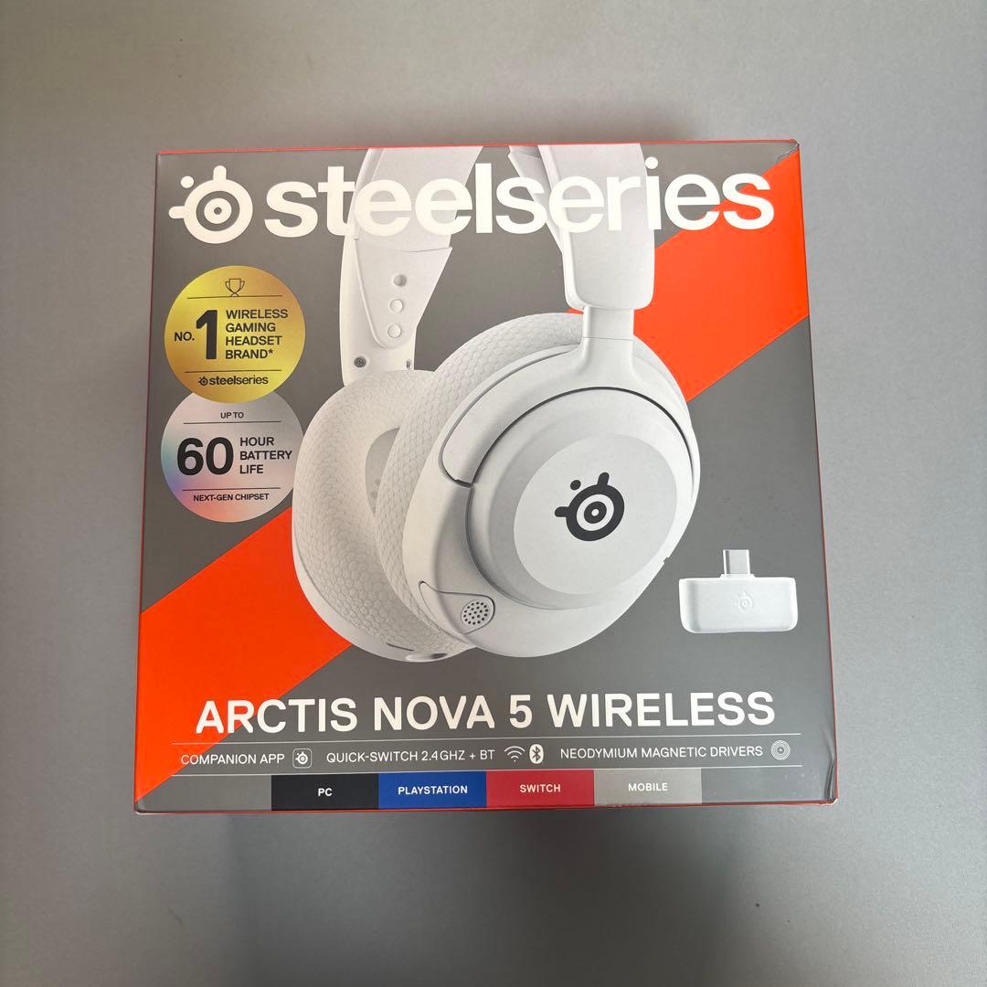 SteelSeries Arctis Nova 5 Wireless ホワイト