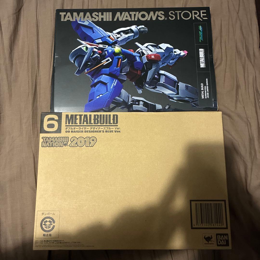メタルビルド　ダブルオーライザー　デザイナーズブルー　エクシア　セット