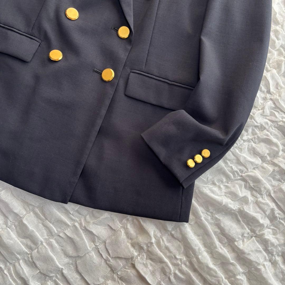 【1度着用のみ美品】 ユナイテッドアローズ ダブルテーラードジャケット 金ボタン