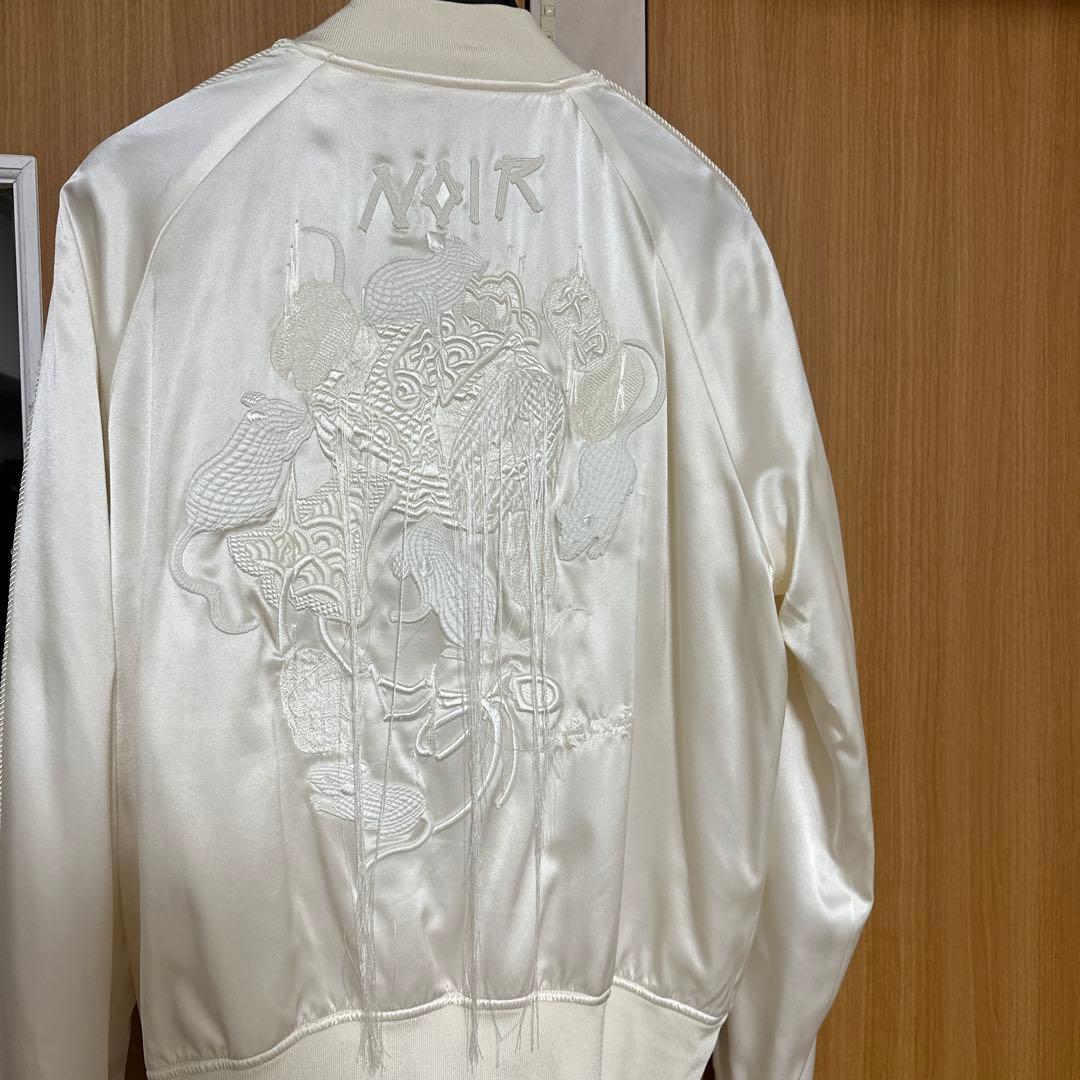 最終価格 極美品コムデギャルソン ノアールケイニノミヤ スカジャン 白 Mサイズ