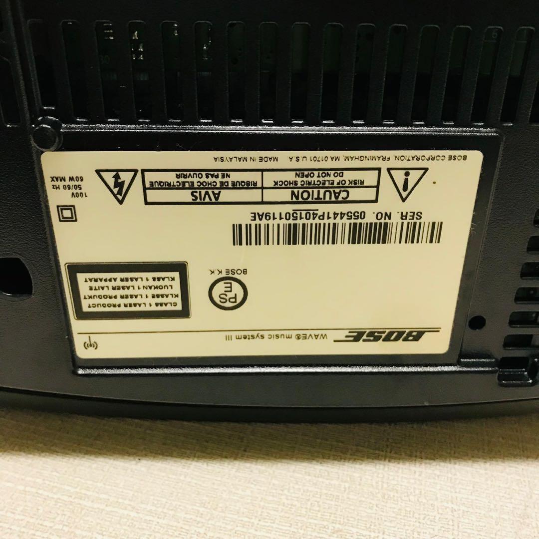 BOSE ウェーブミュージックシステムIII