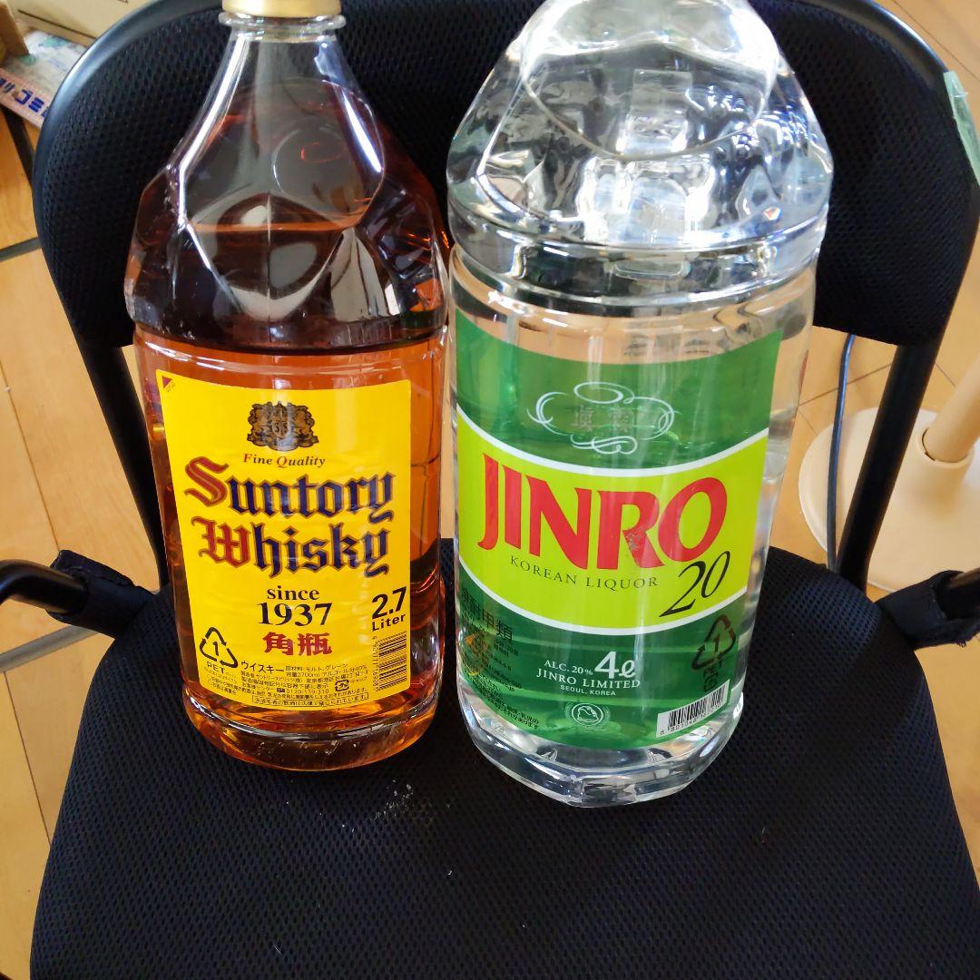 サントリーウイスキー 2.7L & ジンロ 4L