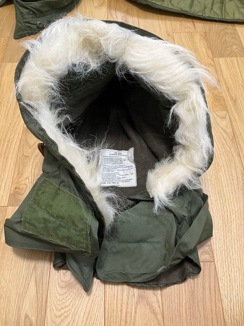 DEAD STOCK 米軍実物 70s M65 フィッシュテール フルセット L