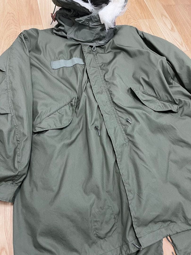 DEAD STOCK 米軍実物 70s M65 フィッシュテール フルセット L