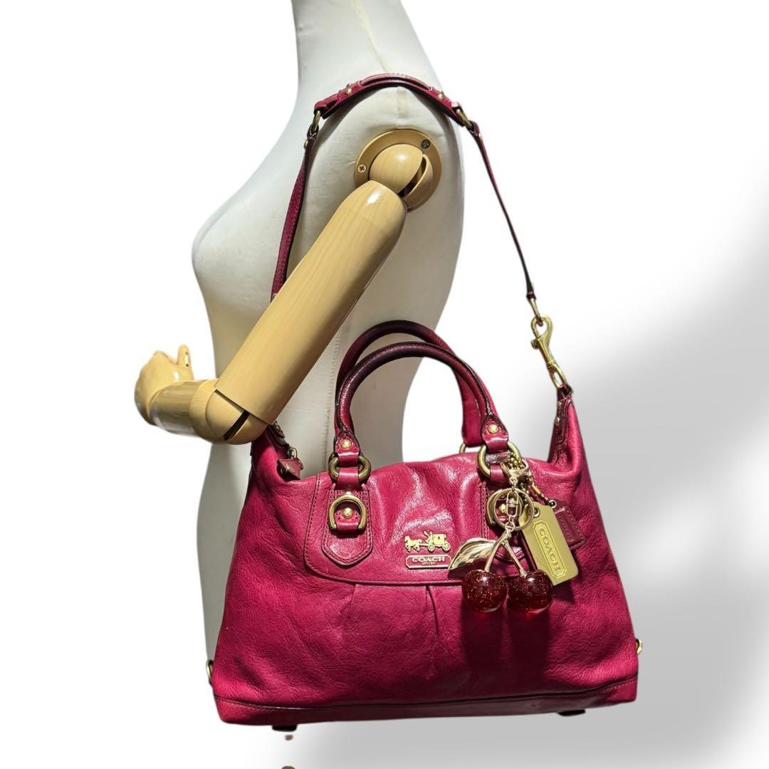 バッグ Coach Y2K Ashley Leather Boston Bag