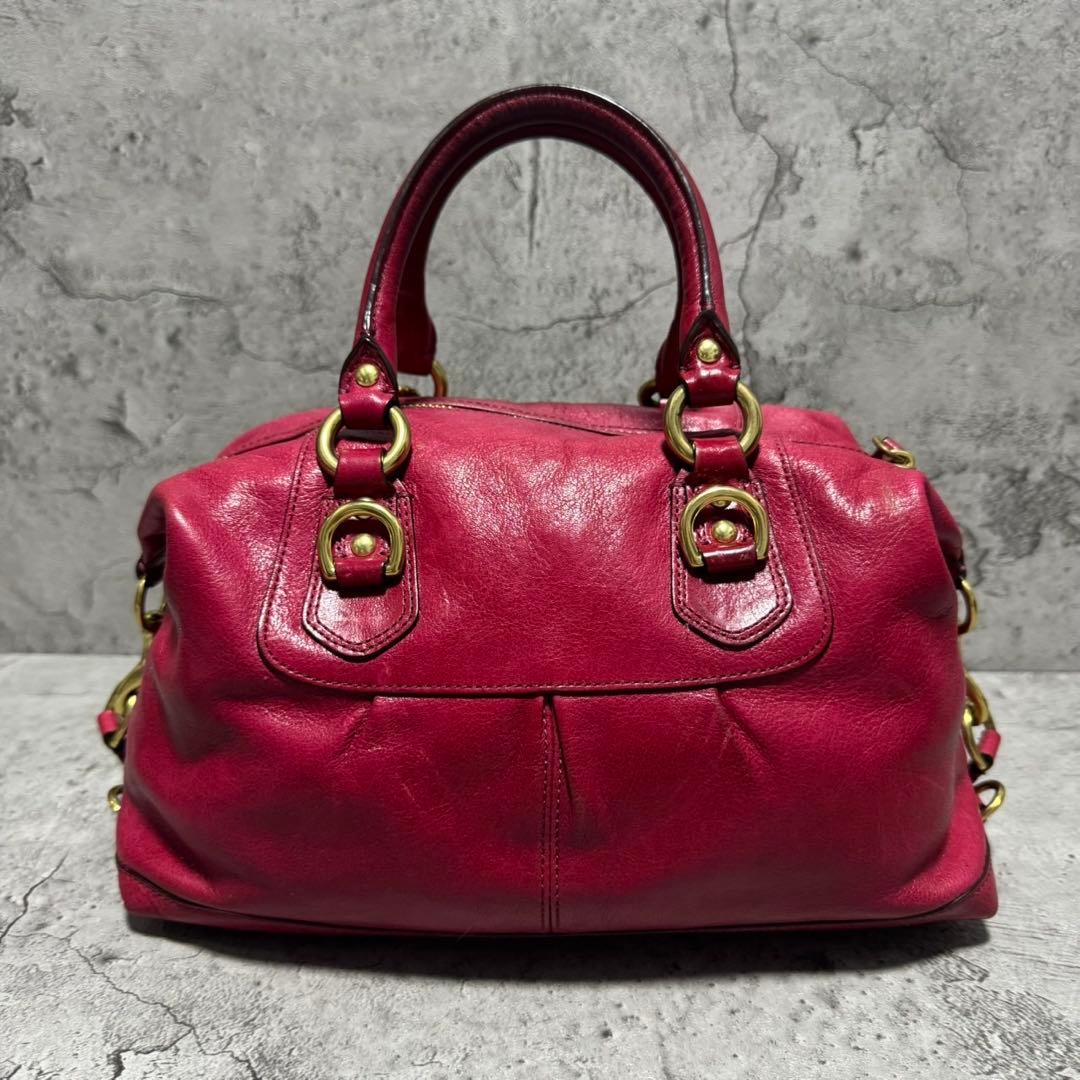 バッグ Coach Y2K Ashley Leather Boston Bag