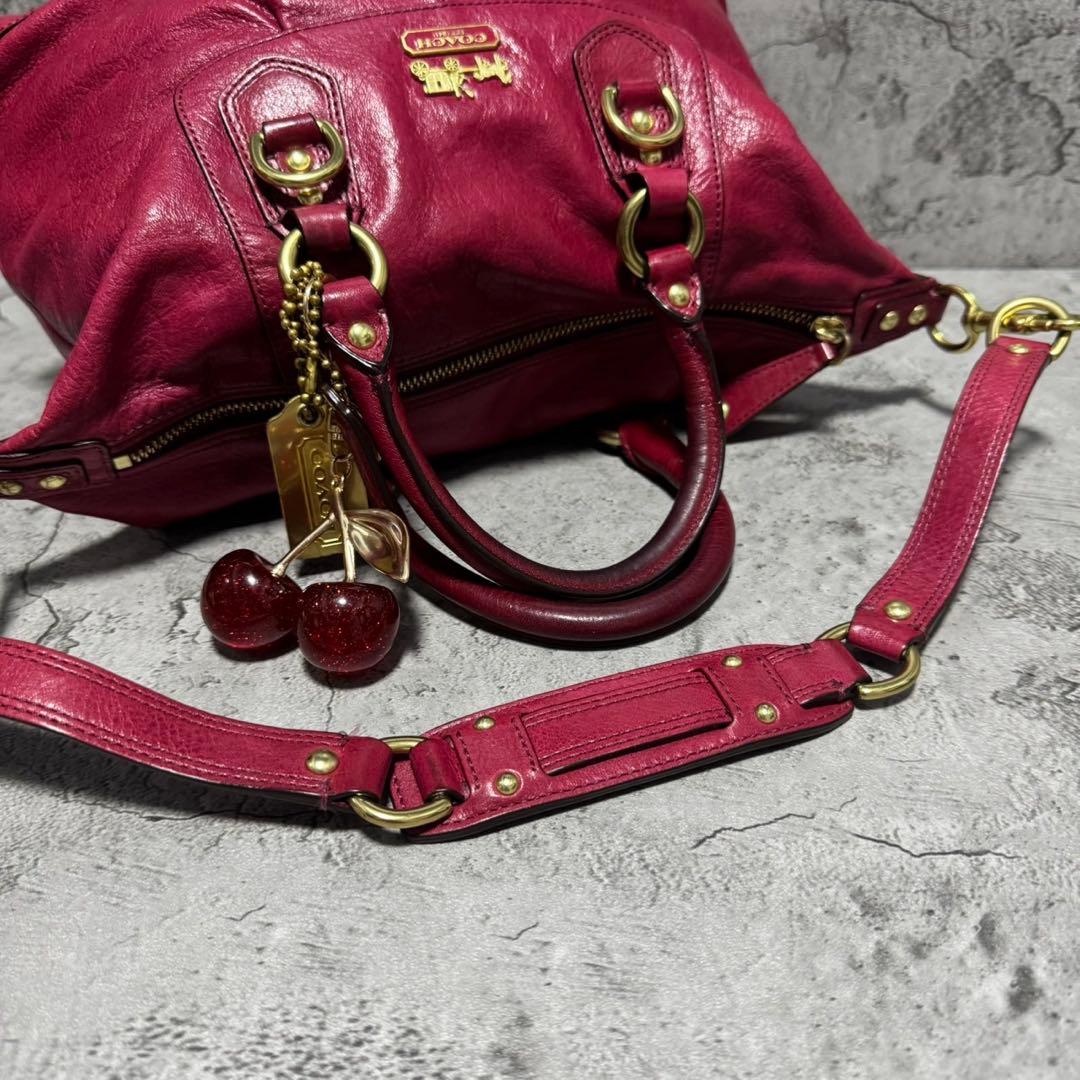 バッグ Coach Y2K Ashley Leather Boston Bag