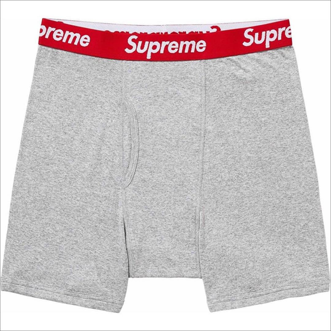 新品未開封 Supreme Hanes Boxer Briefs(2 Pack)