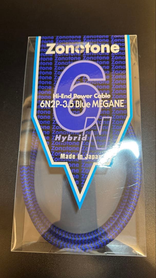 ケーブル・シールド Zonotone 6N2P-3.5 Blue MEGANE