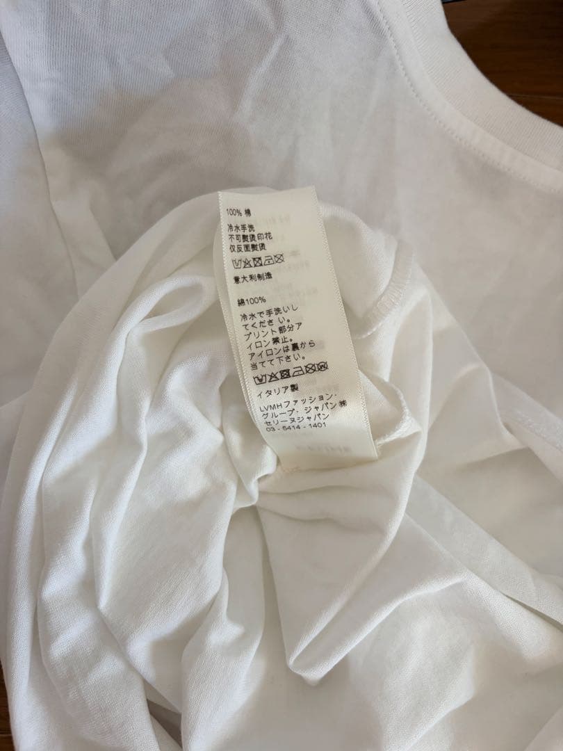 CELINE ホワイト Tシャツ Sサイズ