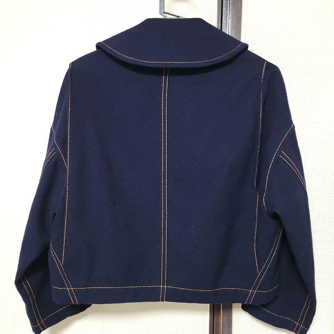トリココムデギャルソン　アウター　ネイビー