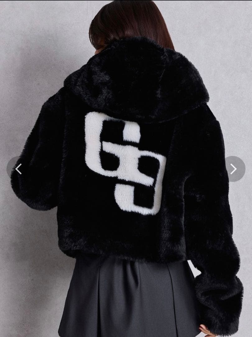 超美品 GYDA GGエコファーショートフードコート