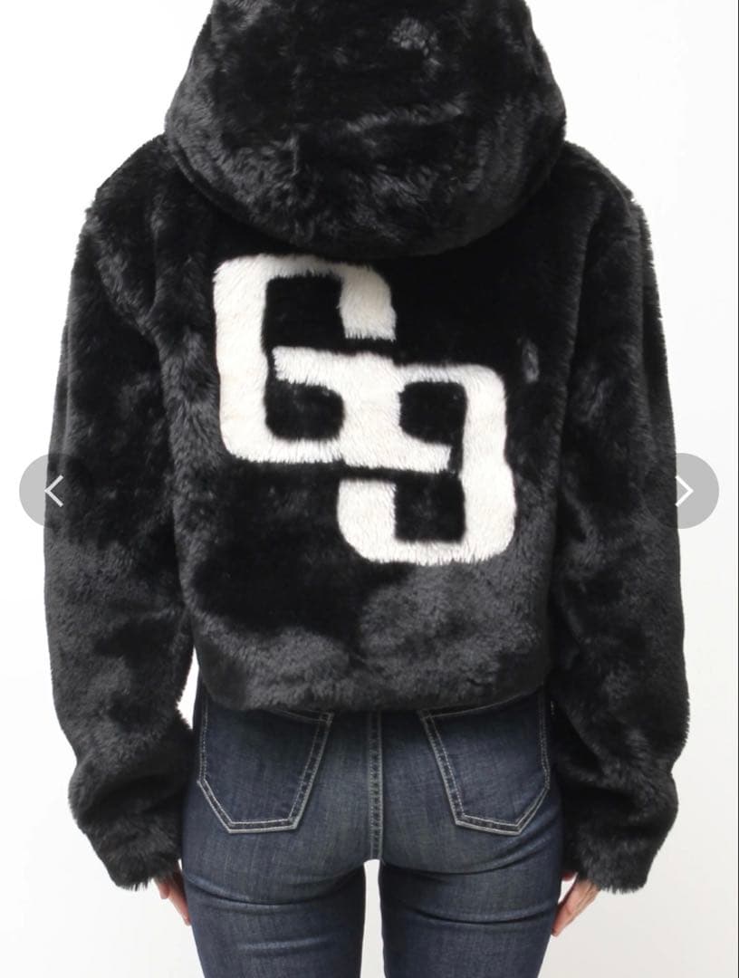 超美品 GYDA GGエコファーショートフードコート