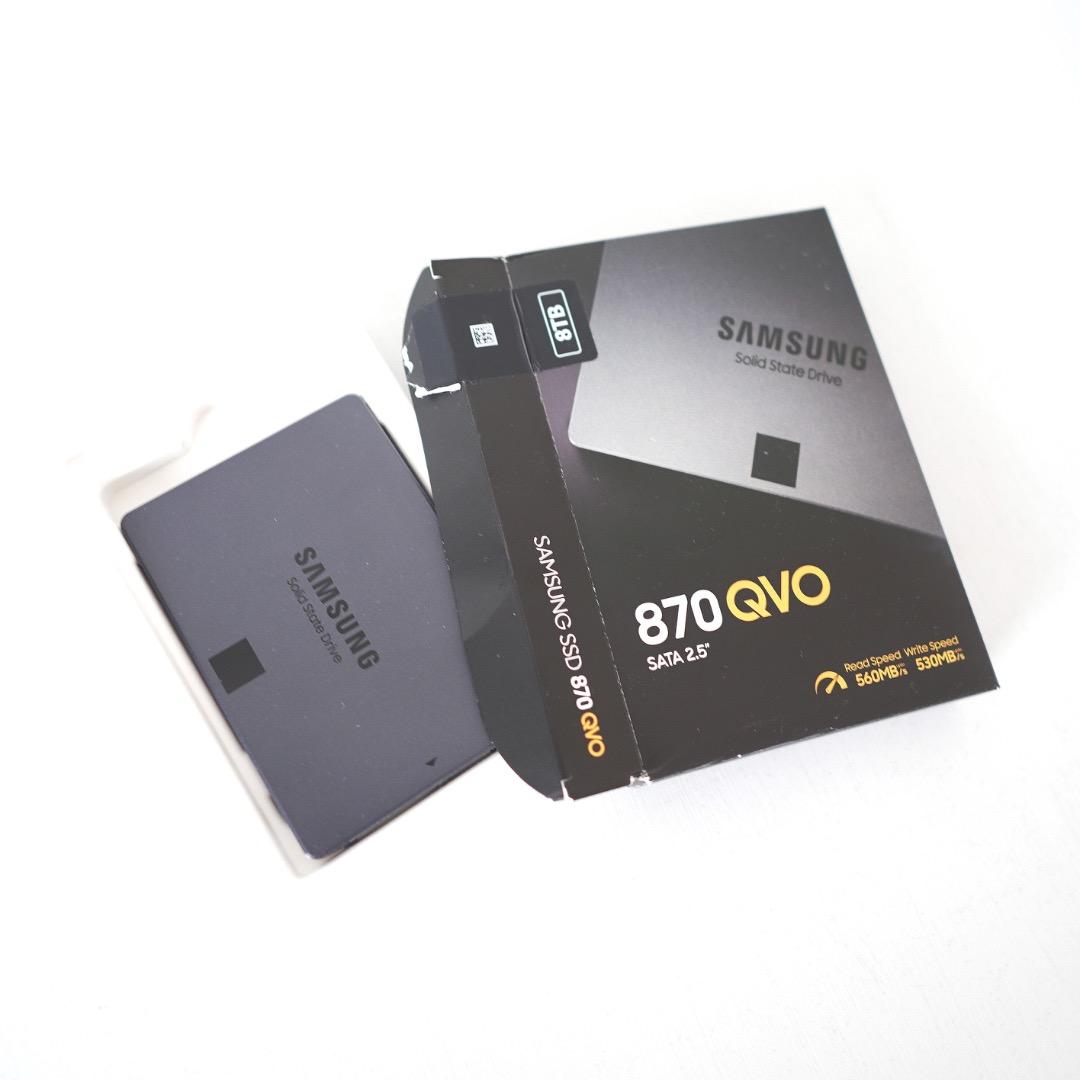 【新品】Samsung 870 QVO 8TB SSD MZ-77Q8T0B
