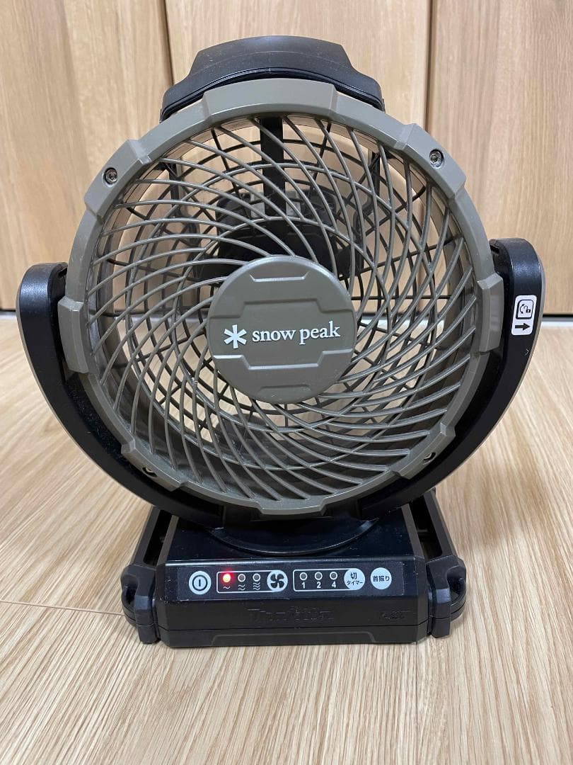 【美品】【バッテリー付】スノーピークフィールドファンMKT-102 扇風機マキタ